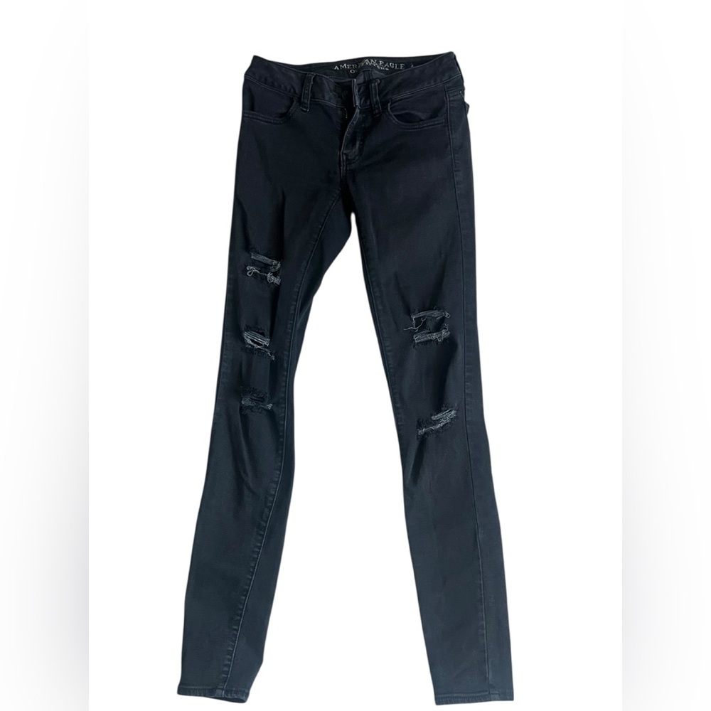 American Eagle Super Stretch Distressed Jegging Women’s 00 Regular